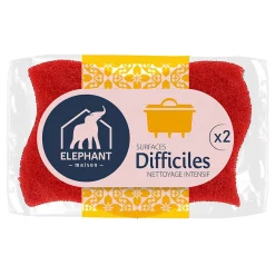 Éponge grattante surfaces difficiles Elephant