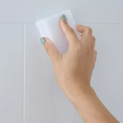 Éponge magique blanc L.11 x l.6,5 x Ép.2,5cm vendue par 3 pièces