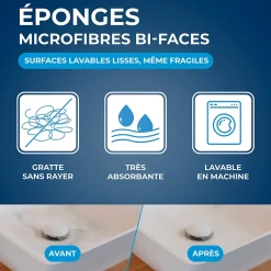 Éponge microfibres Starwax vendue par 2