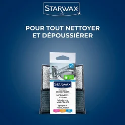 Éponge microfibres Starwax vendue par 2