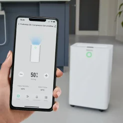 Pro Breeze Déshumidificateur 20ljour omnidry avec mode linge et contrôle via application intelligente pour pièce jusqu'à 35 m²
