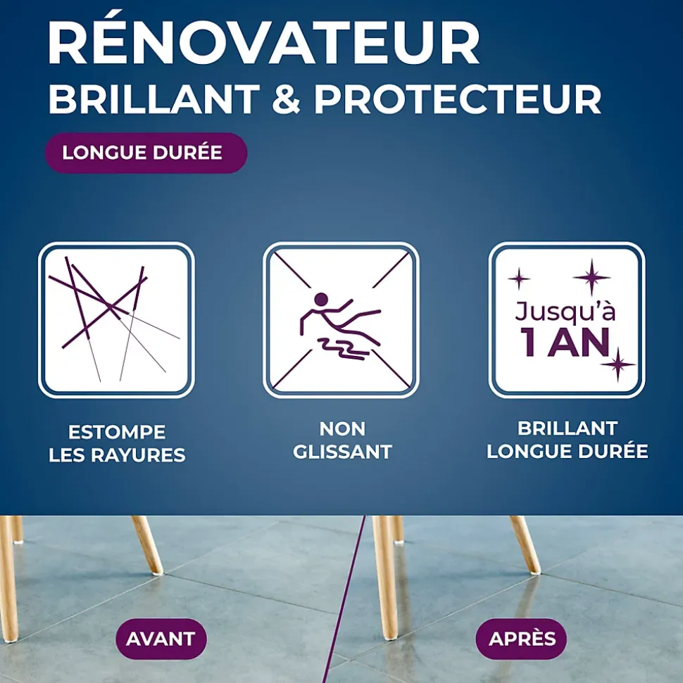 Protecteur sol carrelés Star Grand brillant longue durée Starwax 5 L