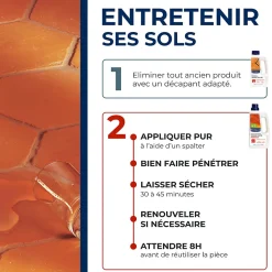 Protection anti-taches tomettes et terres cuites Starwax 1L