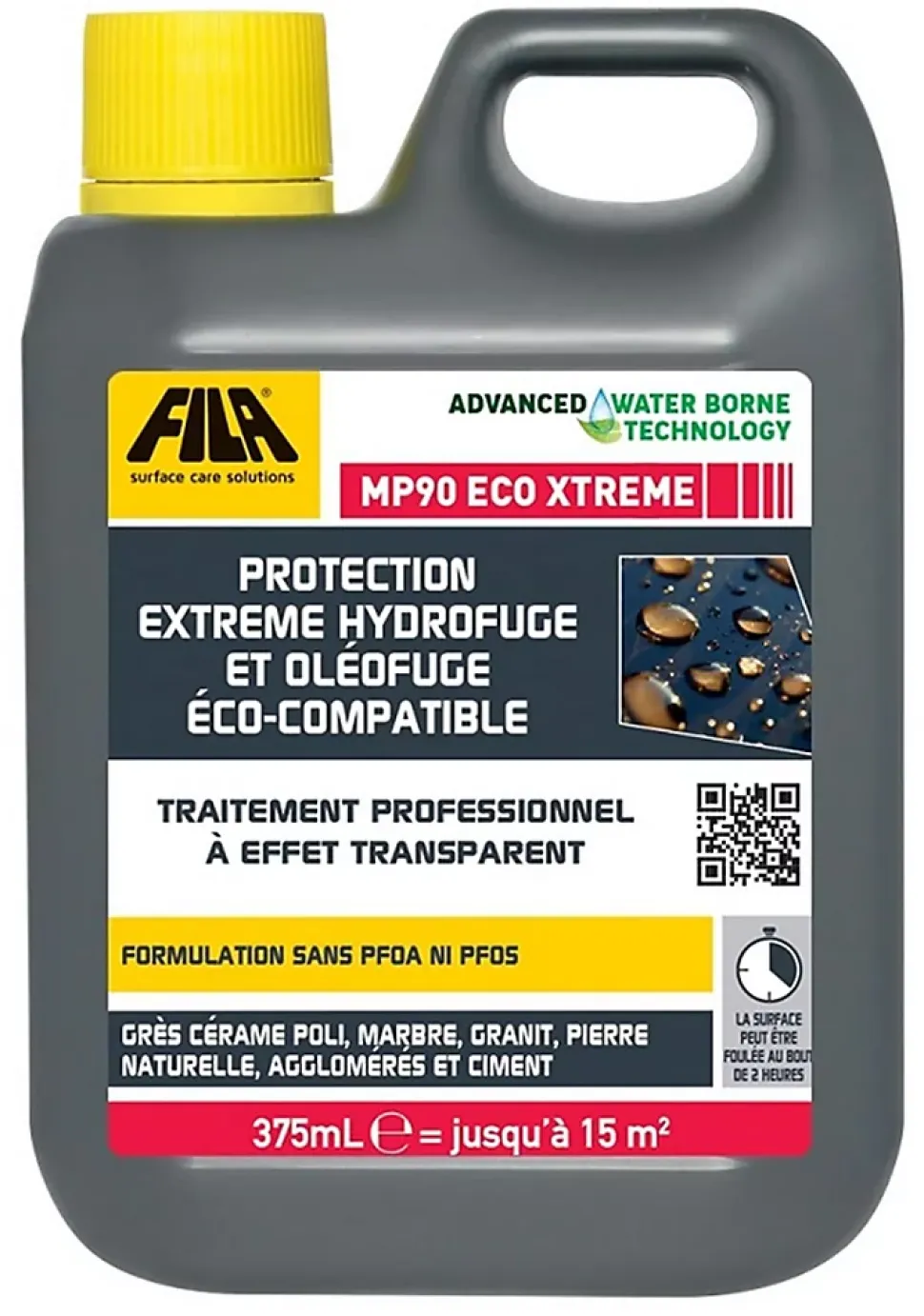 Protection extrême hydrofuge et oléofuge éco-compatible MP90 ECO XTREME - Le bidon de 5 litres