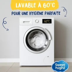 Protège matelas - Alèse Imperméable et Anti Acariens - Bouclette Éponge Coton - Silencieux et Respirant