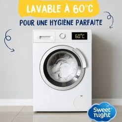 Protège matelas - Alèse Imperméable et Anti Acariens - Bouclette Éponge Coton - Silencieux et Respirant