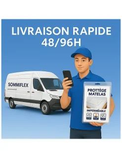 PROTÈGE MATELAS ALÈSE blanc 180x200 cm