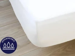 Protège matelas DODO imperméable et anti-acariens - 140 x 190 cm - SAPHIR