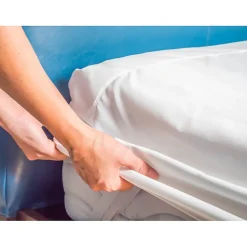 Protège matelas flanelle 180 x 200 cm "King size" / 100% Coton