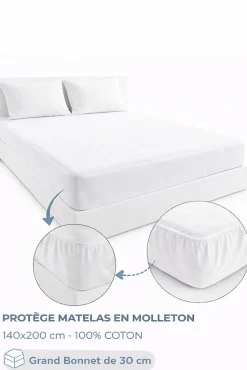 Protège Matelas Molleton - 140 x 200 - 5071