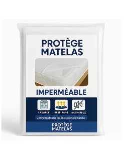 Protège Matelas 140x200 Imperméable Lavable, Respirant et Silencieux Convient