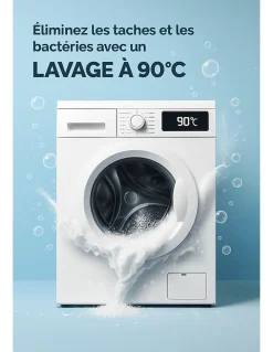 Protège Matelas 140x200 Imperméable Lavable, Respirant et Silencieux Convient