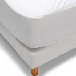 Protège matelas 160x200cm Molleton ANTI-ACARIENS