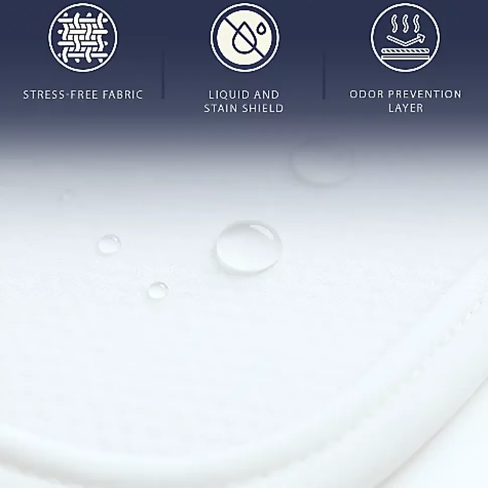 Protège-Matelas Imperméable 80x190 cm avec Élastiques