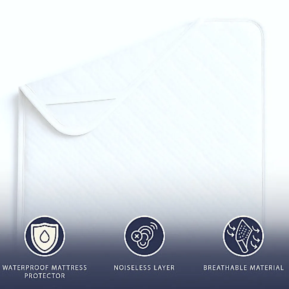 Protège-Matelas Imperméable 80x190 cm avec Élastiques