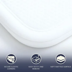 Protège-Matelas Imperméable 80x190 cm avec Élastiques