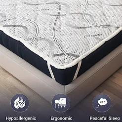 Protège-matelas 80x190 cm avec élastiques