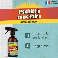 Pschitt à tout faire nettoyant multi-usages à l'alcool ménager The fabulous Starwax 1L