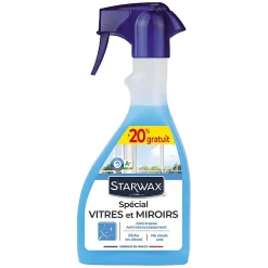 Pulvérisateur vitres Starwax 500ml +20% gratuit