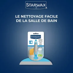 Raclette de douche Starwax coloris bleu/gris largeur 230 mm