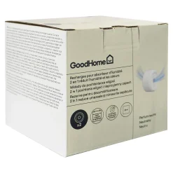 Recharge pour absorbeur d'humidité GoodHome 2 galets neutre 20m² 450g