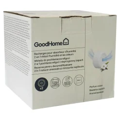 Recharge pour absorbeur d'humidité GoodHome 2 galets coton 20m² 450g