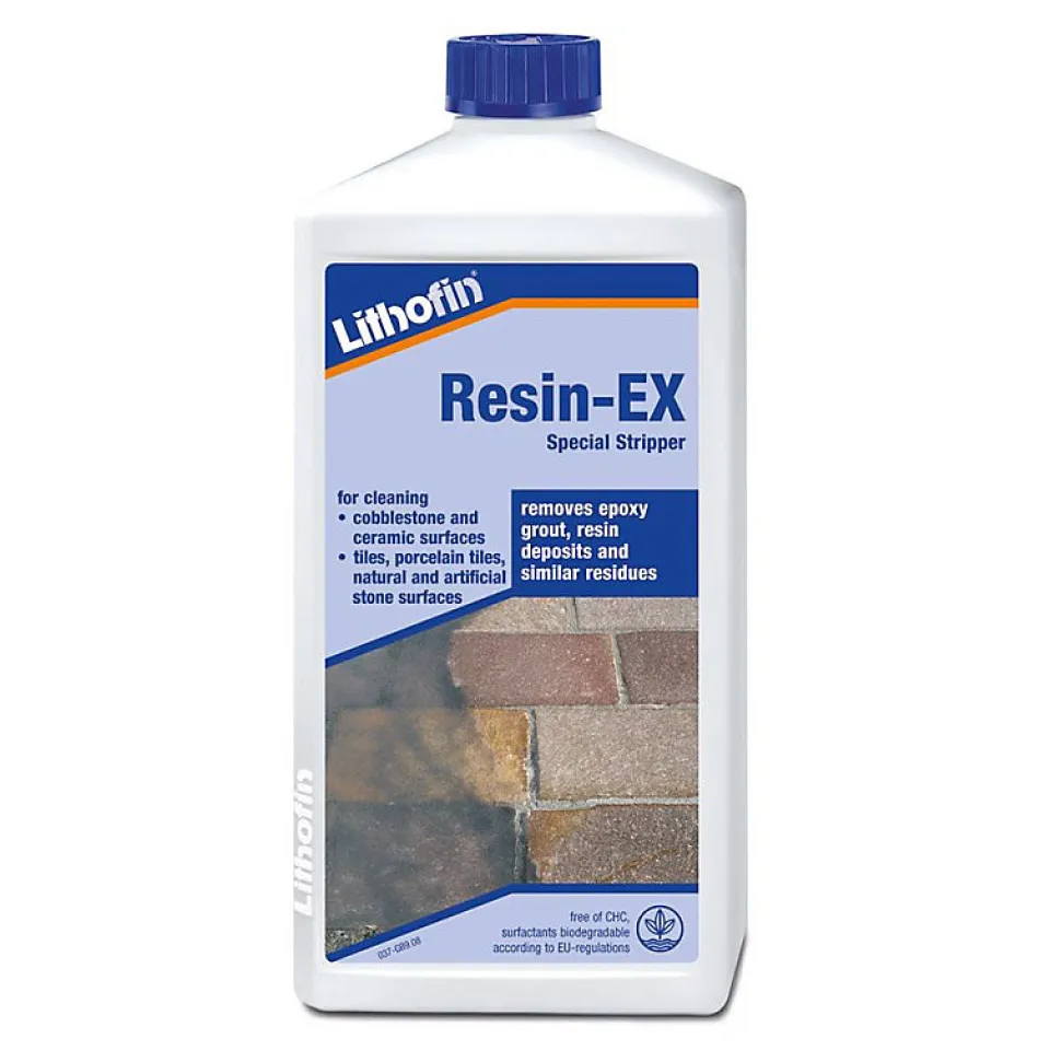 Resin-EX - Nettoyant acide et solvanté pour le décapage spécial- Lithofin - 1 L