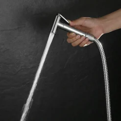 Robinet WC HYGIÈNE INTIME 2 eaux Chrome brillant en laiton Kibath