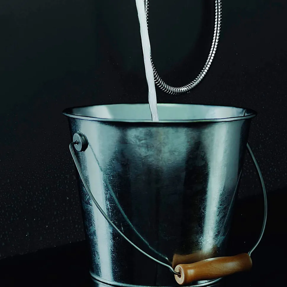 Robinet WC HYGIÈNE INTIME 2 eaux NOIR OR mat en laiton Kibath