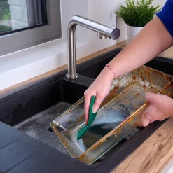 Rouleau tampon à récurer L.3m x l.14 x ep.0,8 cm vert