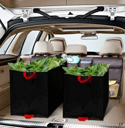 Sac à végétaux noir 270L 65x65x65 cm