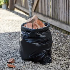 Sac de décombres intérieur et extérieur noir 50L vendu par 30 pièces