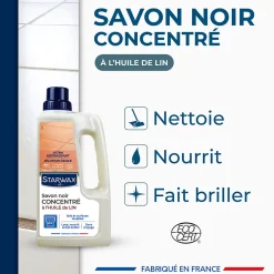 Savon noir à l'huile de lin Starwax 1L