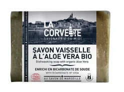 Savon vaisselle à l'aloe vera bio au savon de Marseille La Corvette Savonnerie du midi 200 g