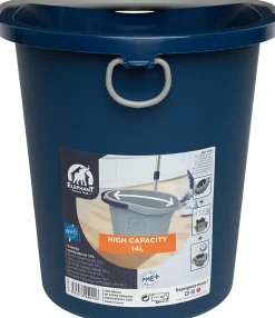 Seau design France 14L Elephant bleu