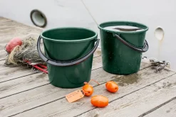 Seau filet de pêche en plastique vert 10L Orthex