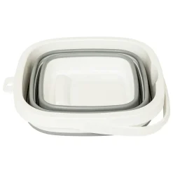 Seau Retractable 5L gris et blanc - Gris- 5five