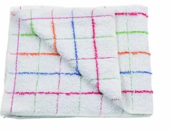 Serpillière Bouclette 50X60 cm Avec Liseré De Couleur - Lot de 5 - Guialto