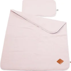 Set berceau couverture et coussin en gaze de coton Jeanne