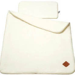Set berceau couverture et coussin en gaze de coton Jeanne