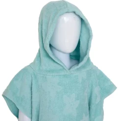 Set Cape et Gant de bain Enfant Orta 92x50 cm Bleu - Atmosphera