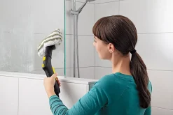 Set microfibre spécial salle de bains pour nettoyeur vapeur Karcher