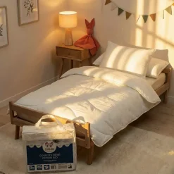 SEVIRA KIDS Couette et oreiller coton bio fabriqué en France