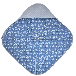 SEVIRA KIDS Couverture enveloppante nid d'ange bébé réversible