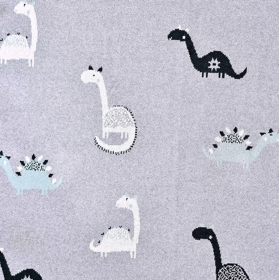 SEVIRA KIDS Couverture en coton bio DINO