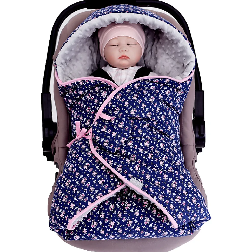 SEVIRA KIDS Couverture enveloppante réversible FLORE