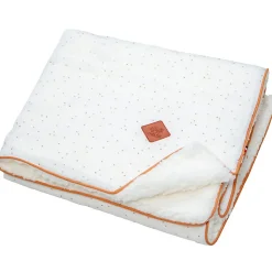 SEVIRA KIDS Couverture en gaze de coton et sherpa Jeanne