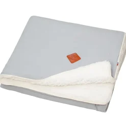 SEVIRA KIDS Couverture en gaze de coton et sherpa Jeanne