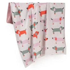 SEVIRA KIDS Couverture en coton bio Gots Teckel