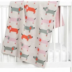 SEVIRA KIDS Couverture en coton bio Gots Teckel